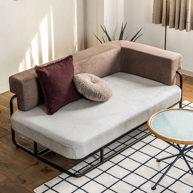 ターズ ソファ 2人掛け左肘 SUDカリブ/SUDライトグレー | 家具