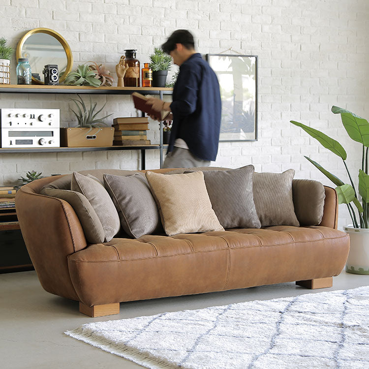 オピアムソファ 3人掛け SLTオーカーブラウン | 家具・インテリア通販