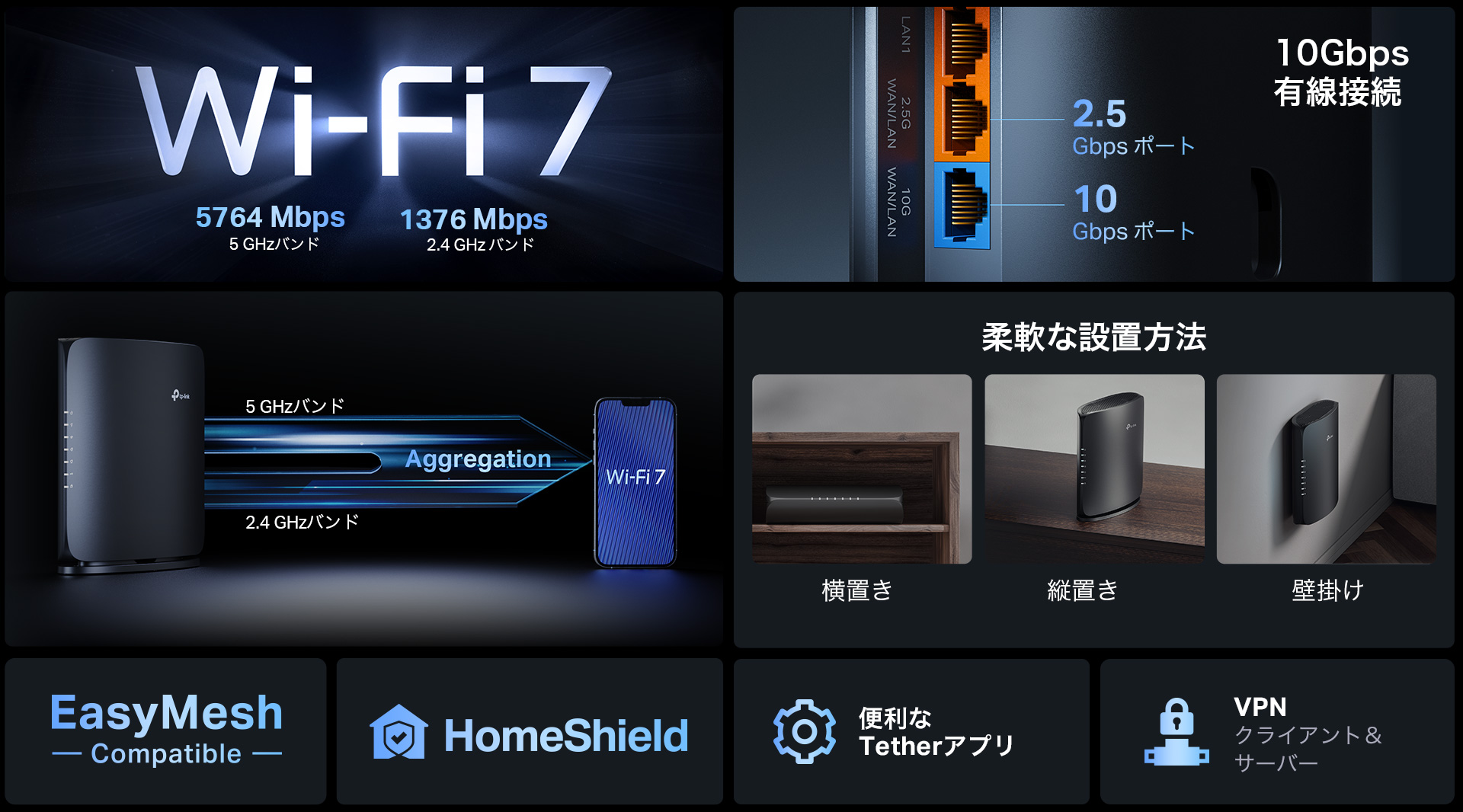 縦置き、横置き、壁掛けも自由自在】デザインも性能も妥協しない