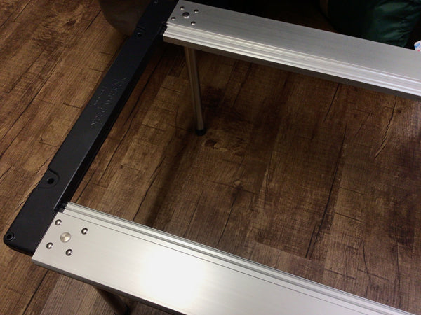 中古A】アイアングリルテーブル（IGT）フレームロング他5点セット