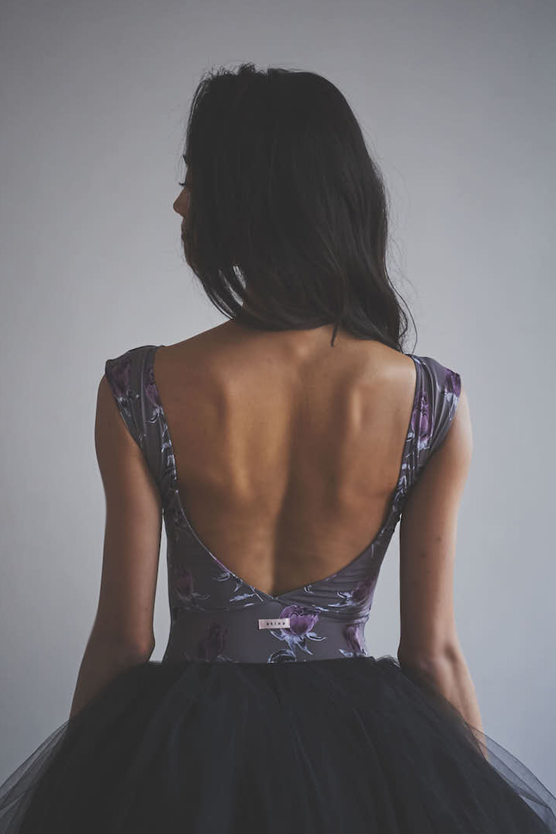 stina / type K boat neck / Noire Rose grayish mauve