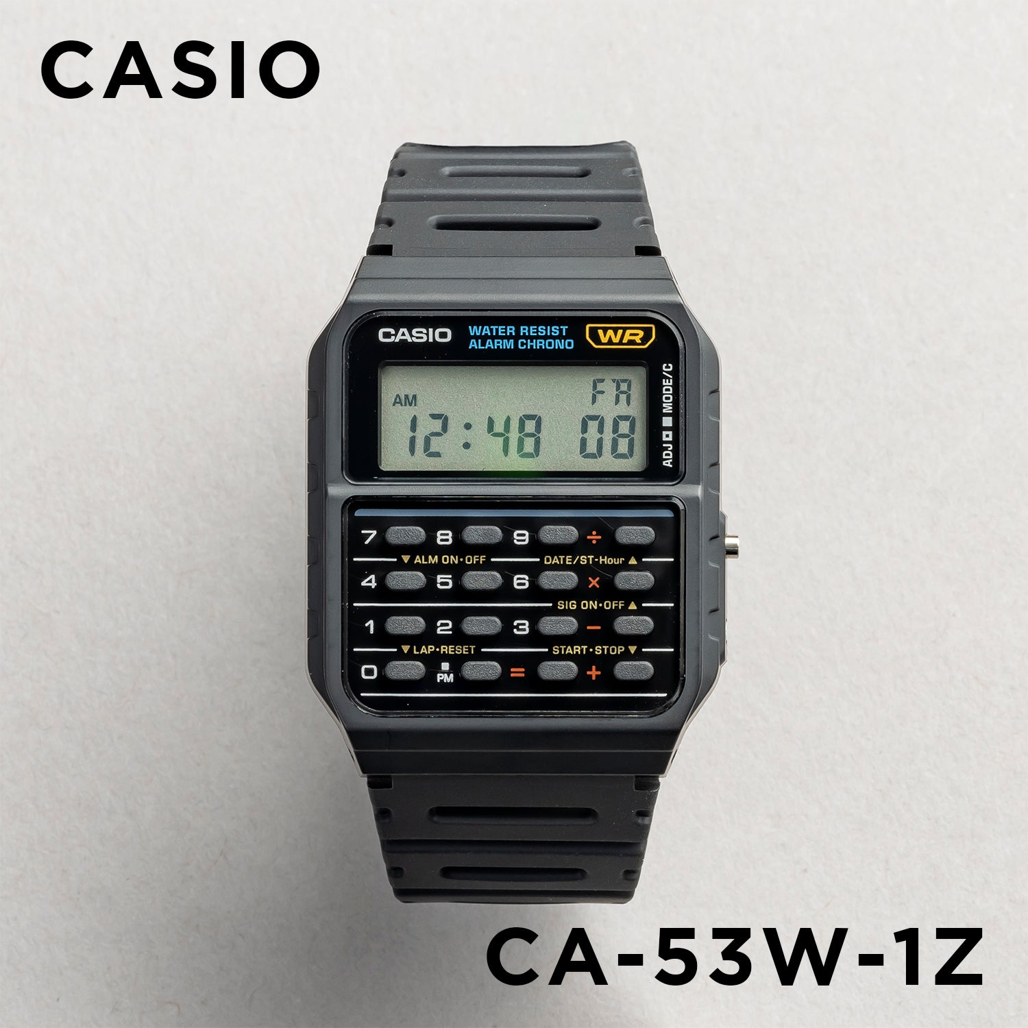 CASIO カシオ CA-53W-1Z メンズ 腕時計 日常生活用防水 10年保証