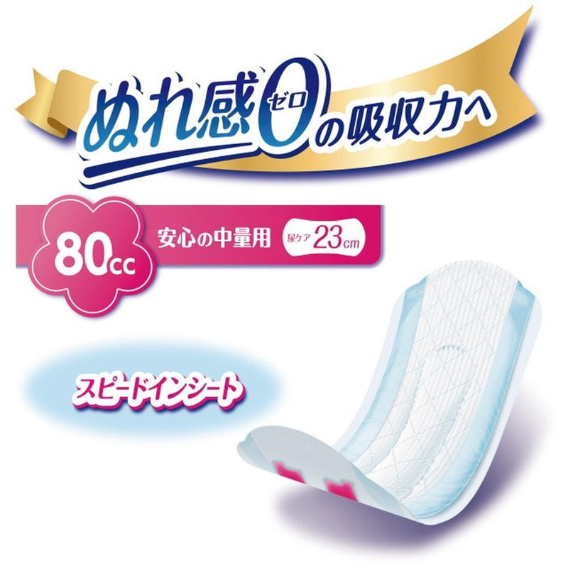 ユニチャーム ライフリー さわやかパッド 安心の中量用80cc 45枚
