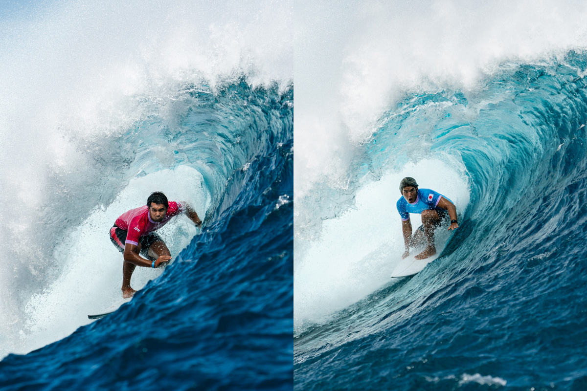 速報！】五十嵐カノアとコナー・オレアリー、素晴らしいバレルをメイク