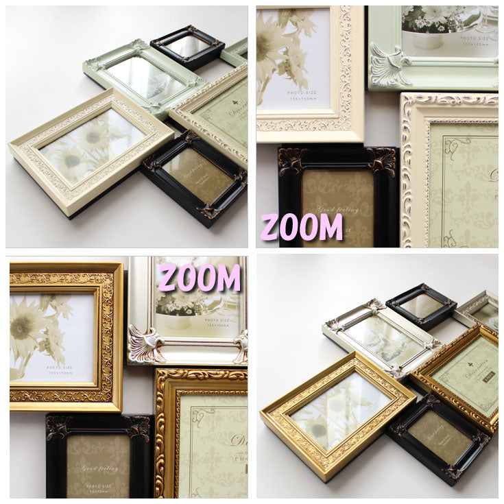 デコレーション 6 ウォール＆スタンド フォトフレーム バニラミックス